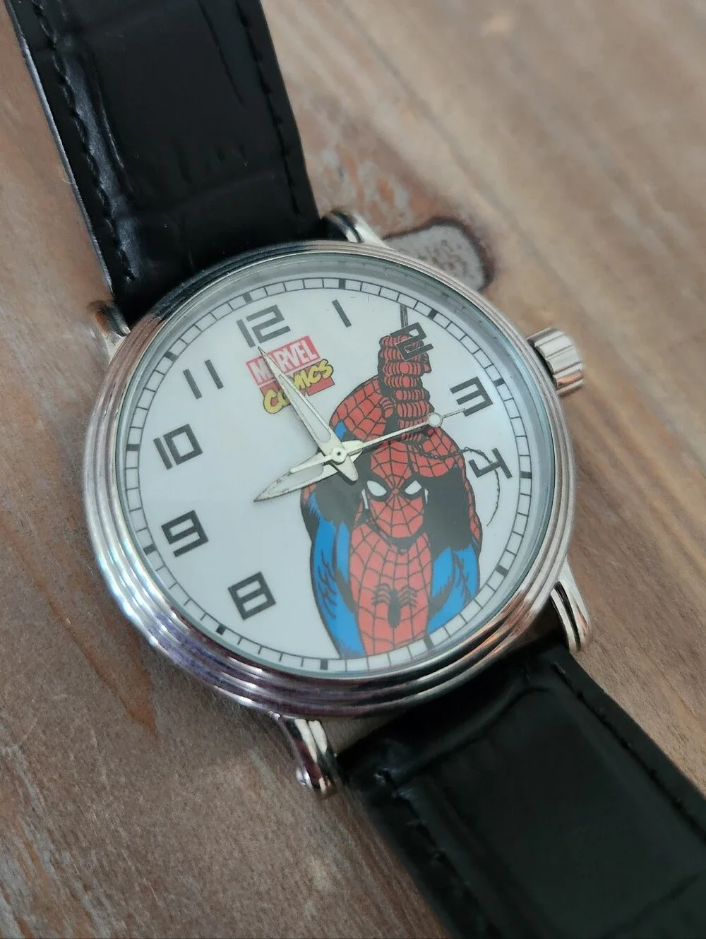 🕷️ Marvel Comics Spider-Man Analog Watch | New Battery Installed Comics Mens